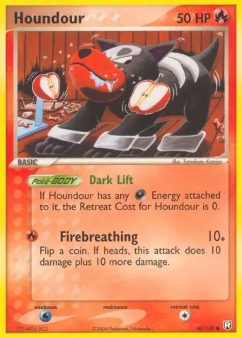 Houndour Pokémon card #60