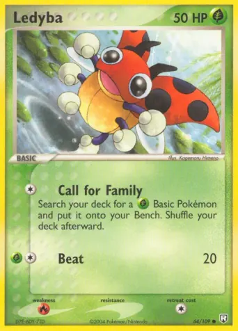 Ledyba Pokémon card #64