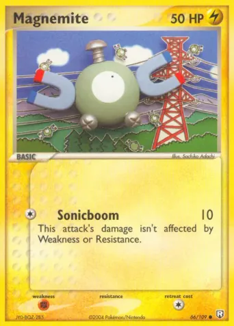Magnemite Pokémon card #66