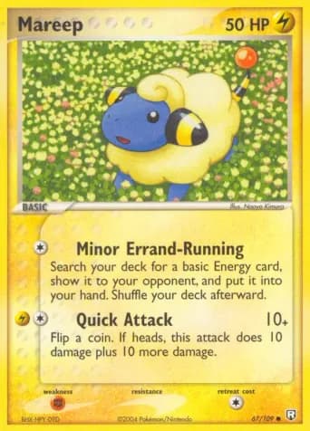 Mareep Pokémon card #67