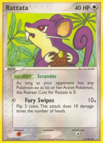 Rattata Pokémon card #71