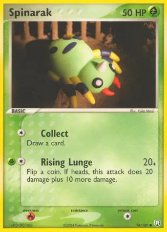 Spinarak Pokémon card #78