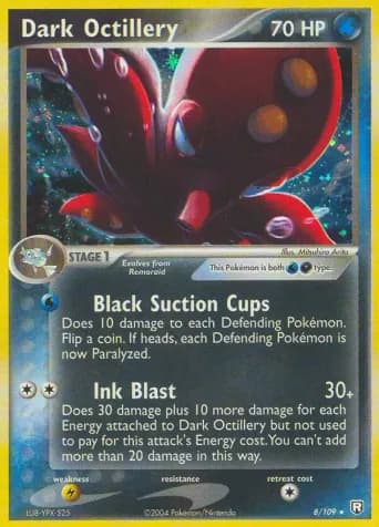 Dark Octillery Pokémon card #8
