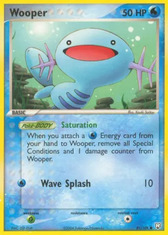 Wooper Pokémon card #81