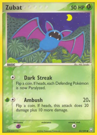 Zubat Pokémon card #82