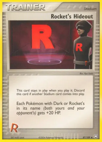 Rocket's Hideout Pokémon card #87