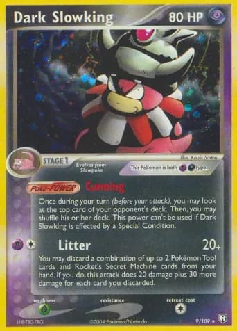 Dark Slowking Pokémon card #9