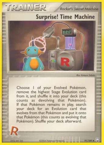 Surprise! Time Machine Pokémon card #91
