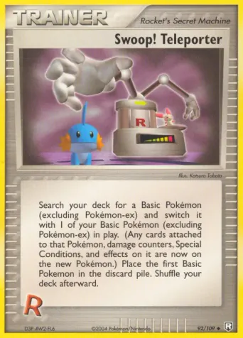 Swoop! Teleporter Pokémon card #92