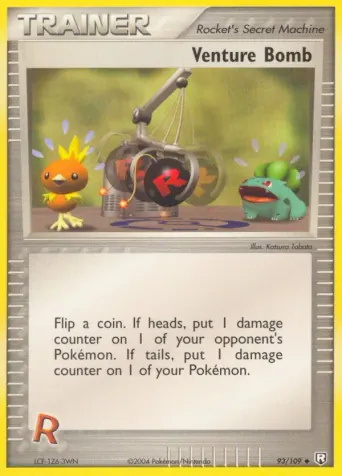 Venture Bomb Pokémon card #93