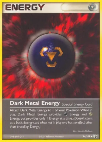 Dark Metal Energy Pokémon card #94