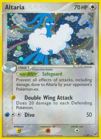 Altaria Pokémon card #1
