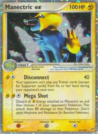 Manectric ex Pokémon card #101