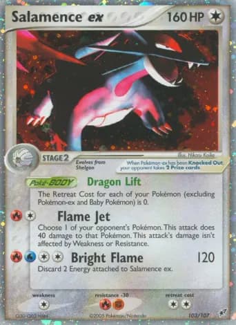 Salamence ex Pokémon card #103