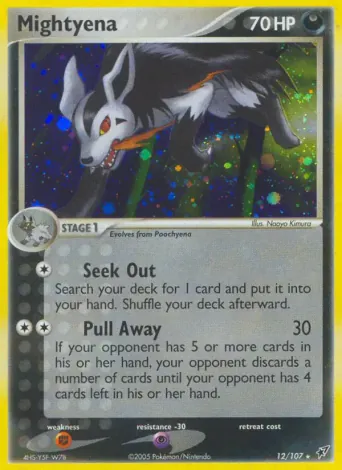 Mightyena Pokémon card #12