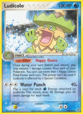 Ludicolo Pokémon card #19