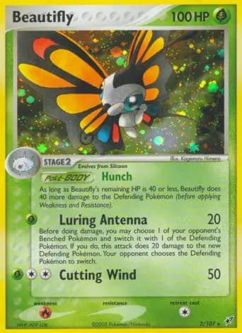 Beautifly Pokémon card #2