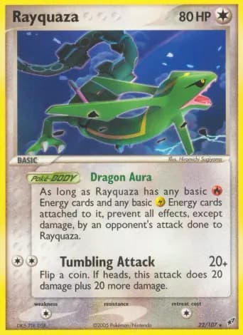 Rayquaza Pokémon card #22