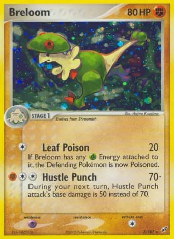 Breloom Pokémon card #3