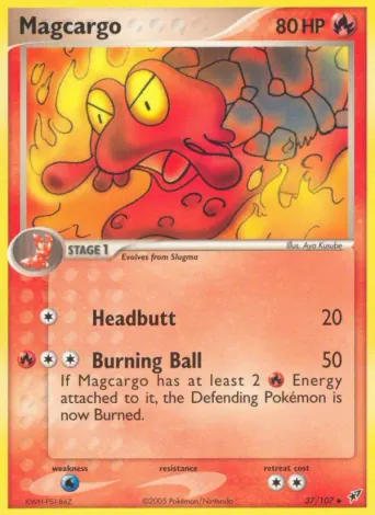 Magcargo Pokémon card #37