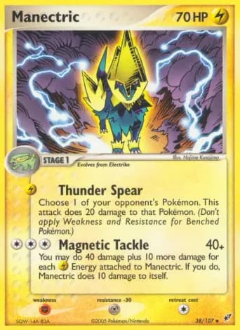 Manectric Pokémon card #38