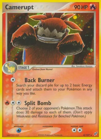 Camerupt Pokémon card #4