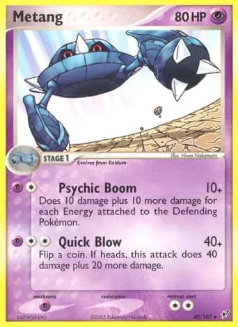 Metang Pokémon card #40