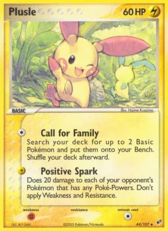 Plusle Pokémon card #44