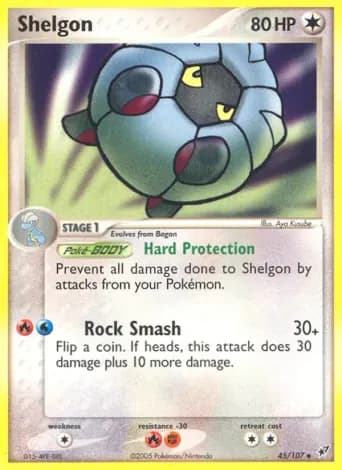 Shelgon Pokémon card #45