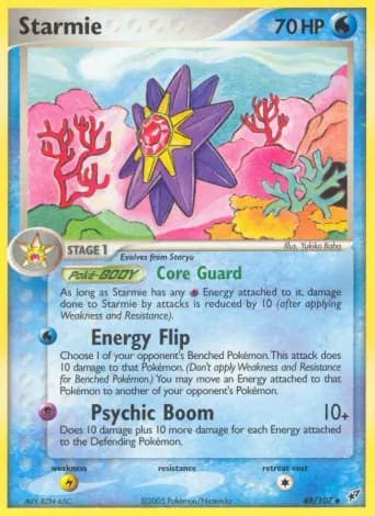 Starmie Pokémon card #48