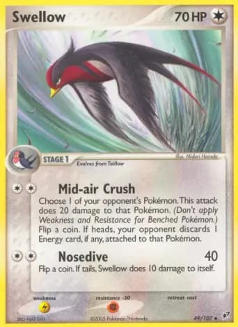 Swellow Pokémon card #49