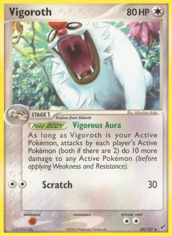 Vigoroth Pokémon card #50