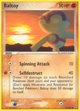 Baltoy Pokémon card #53