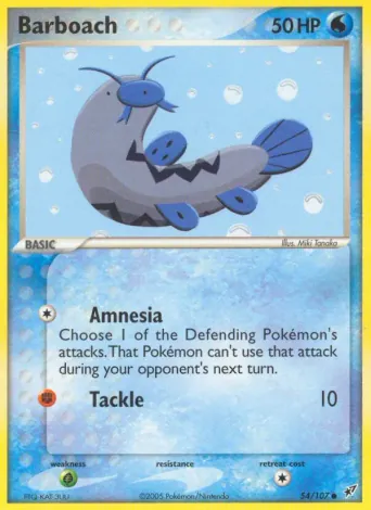 Barboach Pokémon card #54