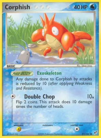 Corphish Pokémon card #57