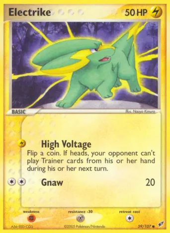 Electrike Pokémon card #59