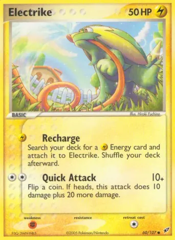 Electrike Pokémon card #60