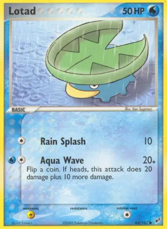 Lotad Pokémon card #63