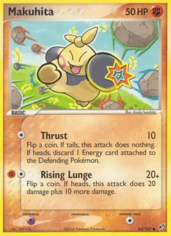 Makuhita Pokémon card #65