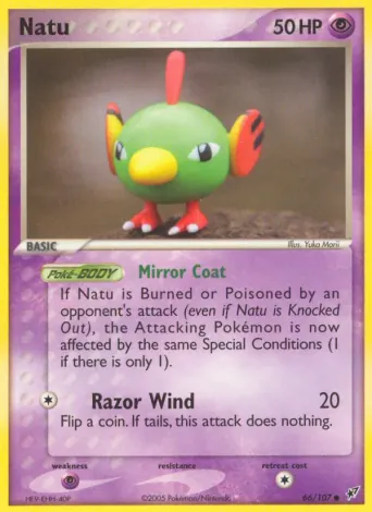 Natu Pokémon card #66