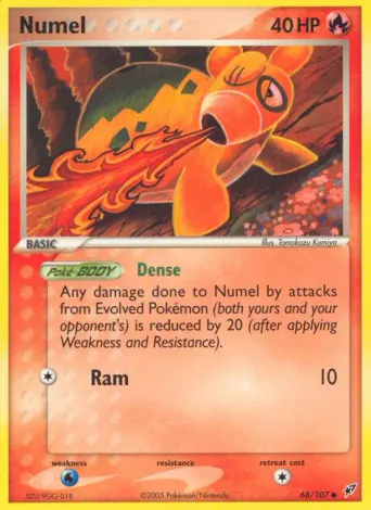 Numel Pokémon card #68