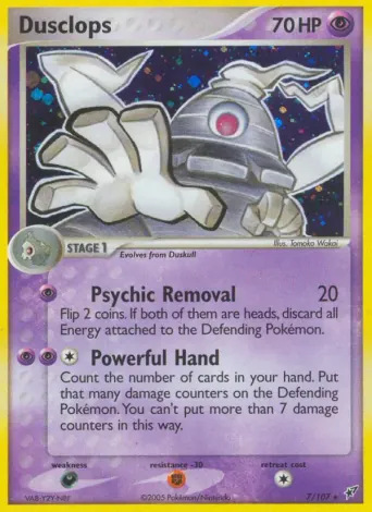 Dusclops Pokémon card #7
