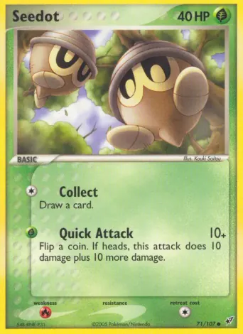 Seedot Pokémon card #71