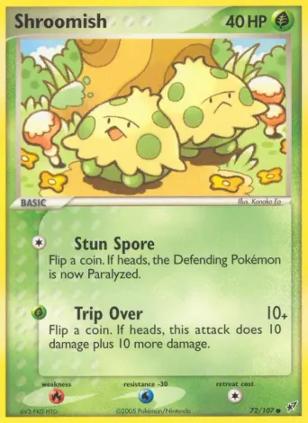 Shroomish Pokémon card #72