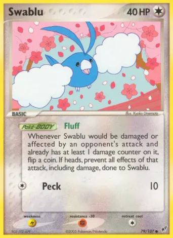 Swablu Pokémon card #79