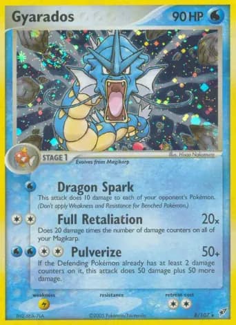 Gyarados Pokémon card #8