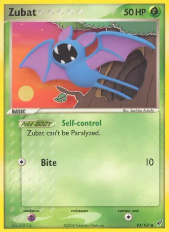 Zubat Pokémon card #83