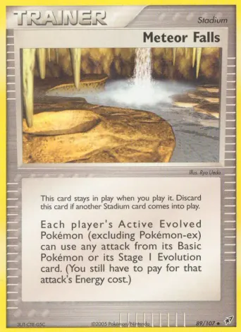 Meteor Falls Pokémon card #89