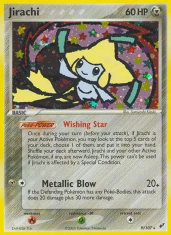 Jirachi Pokémon card #9