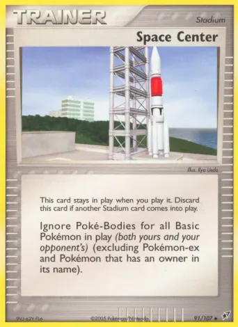 Space Center Pokémon card #91
